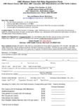 GMC Four Club Joint Rally Registration Form